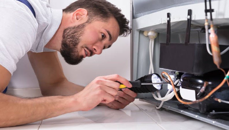 repair of refrigerator